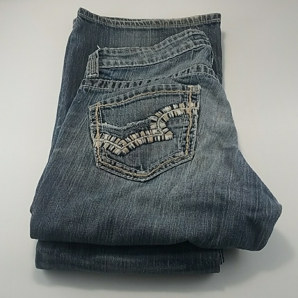 Big Star Casey K Low Rise Fit Long Blue Jeans - Picture 2 of 7